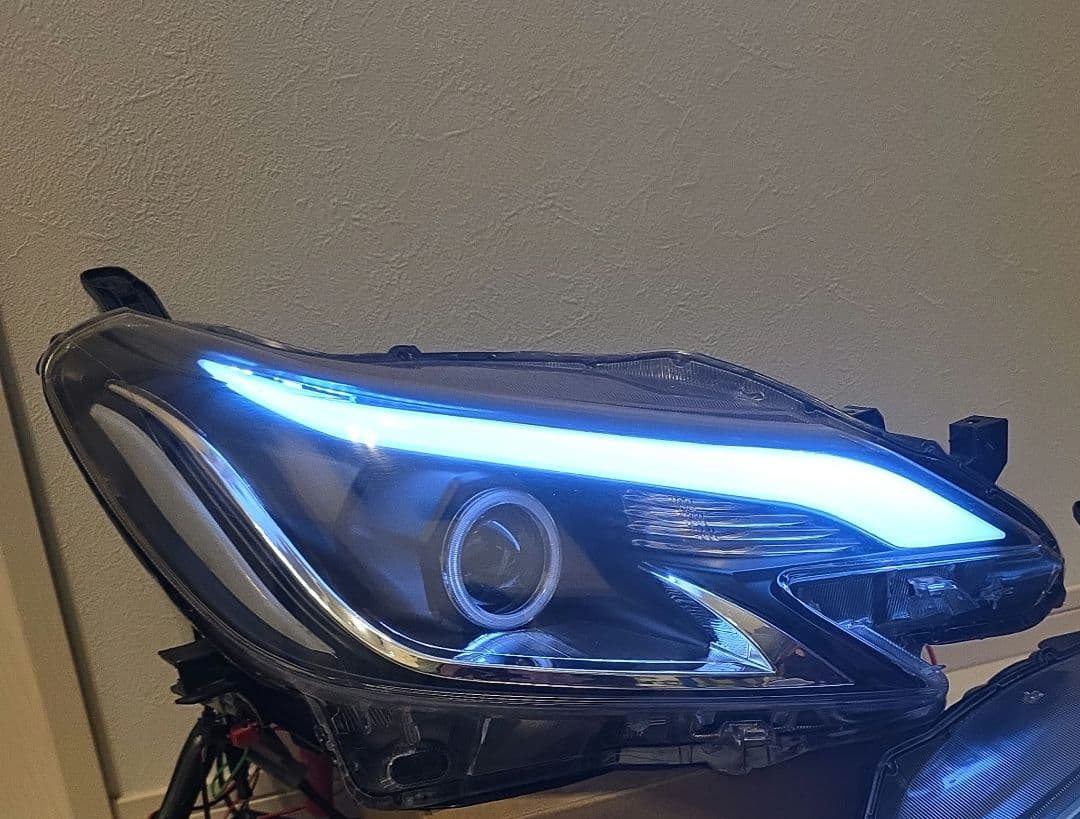 130系　マークX 中期　後期　社外　加工ヘッドライト　ワンオフ