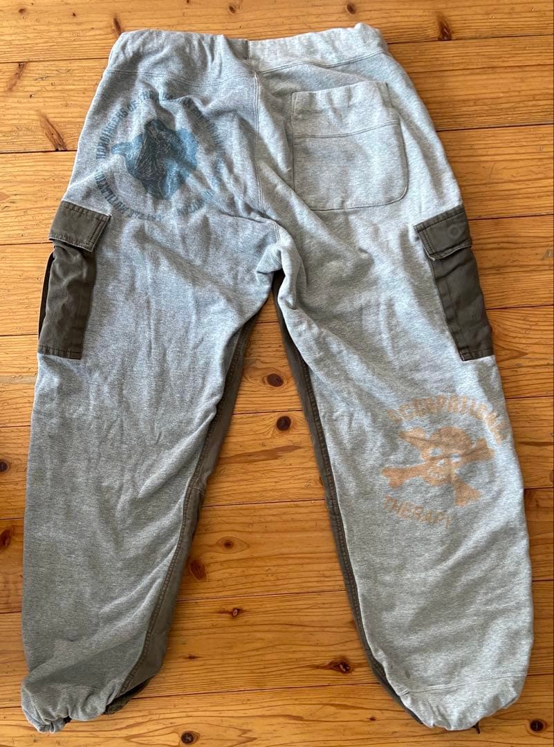 UNDERCOVERISMアーカイブ03AWドッキングカーゴスウェットパンツL
