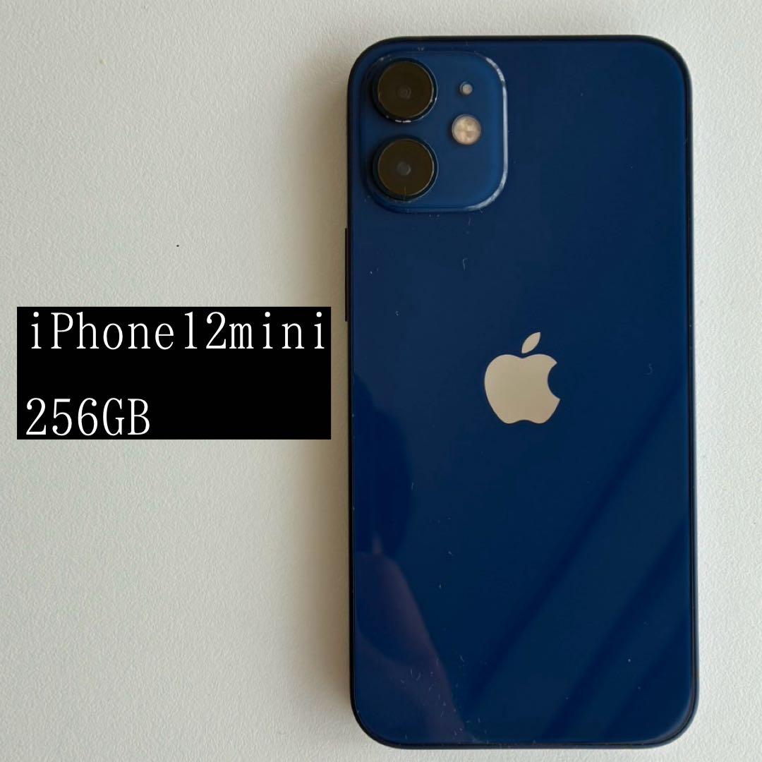 iPhone 12miniブルー 本体 + ケース付き