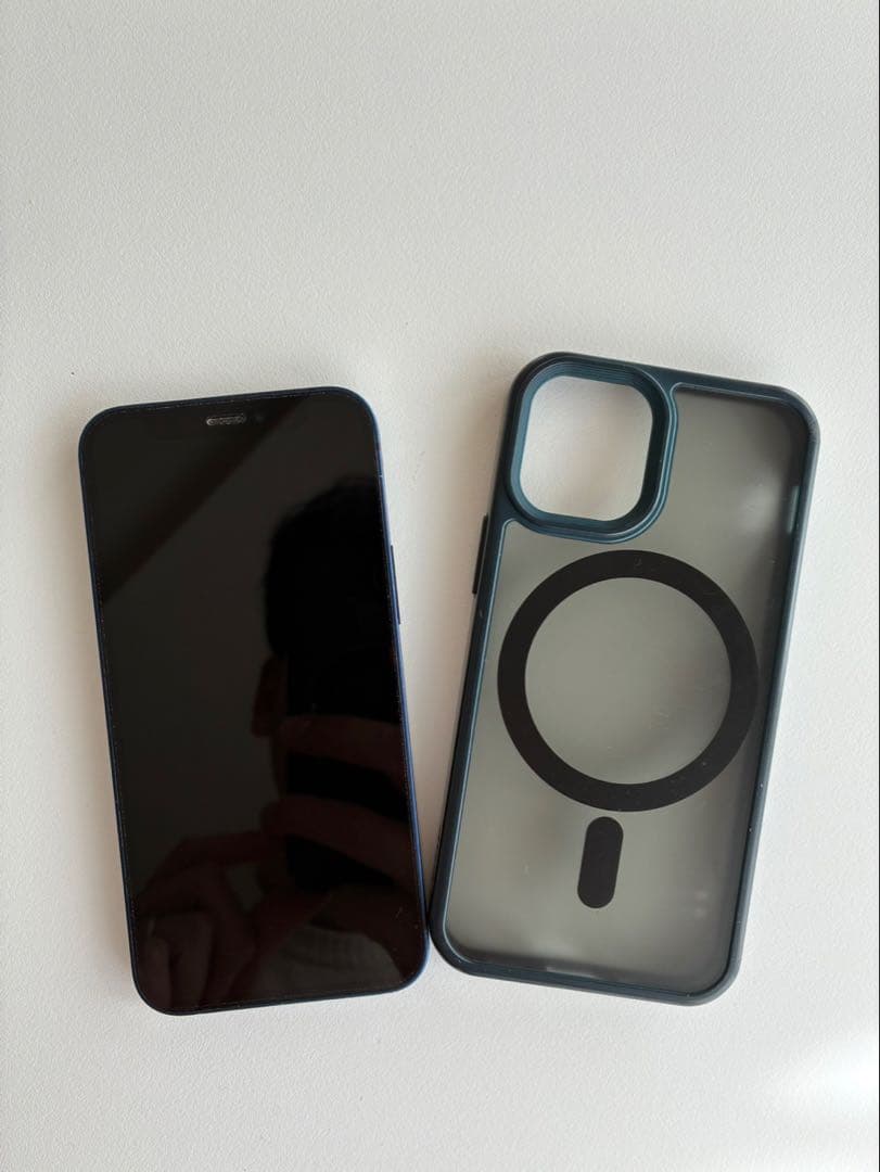 iPhone 12miniブルー 本体 + ケース付き