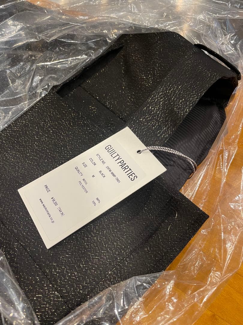 新作WACKO MARIA GLITTER PLEATED TROUSERS