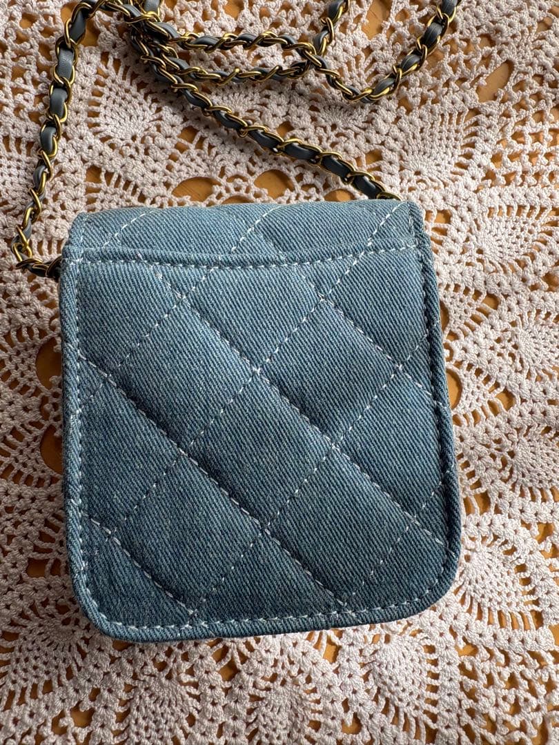 シャネル ノベルティ デニムミニ ショルダーバッグ 未使用