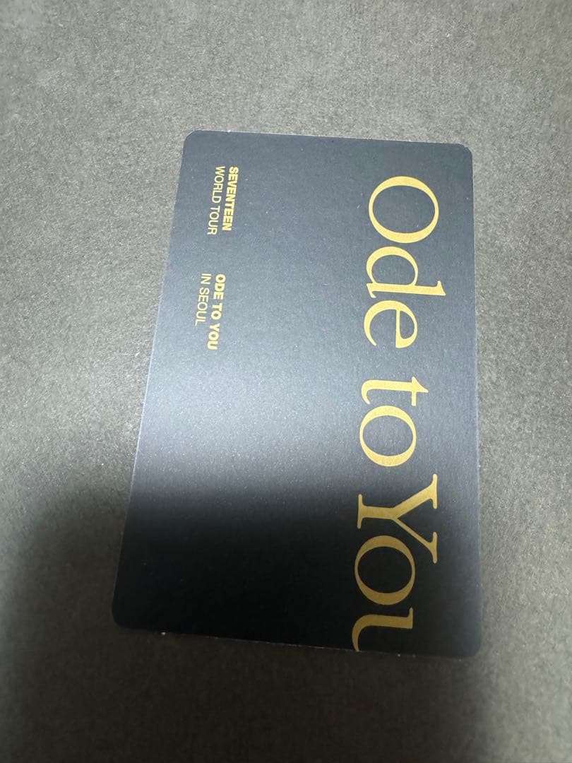 SEVENTEEN Ode to You DVDトレカ ジョンハン