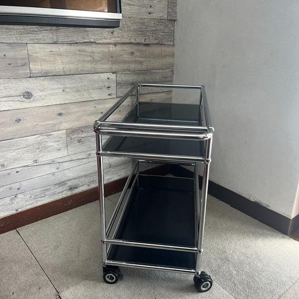 USM Haller ハラ－システム キッチンワゴン 色：グラファイトブラック