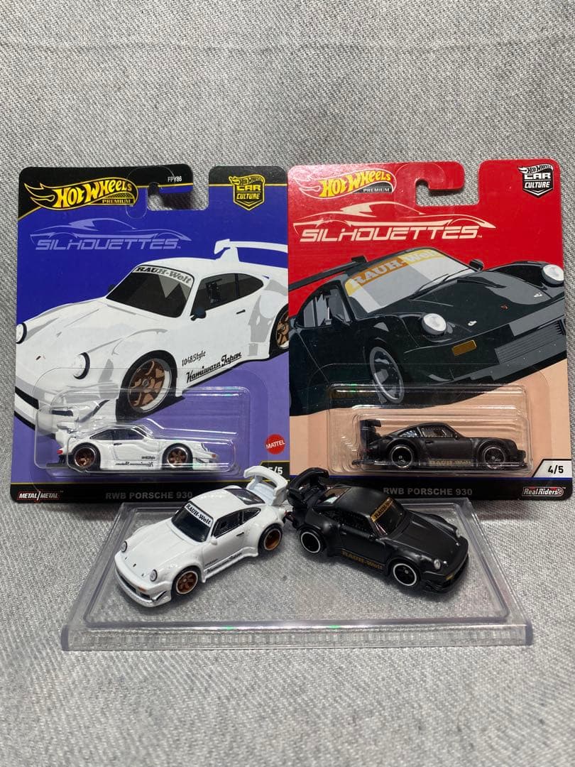 ホットウィール シルエット RWB ポルシェ 930 4台セット