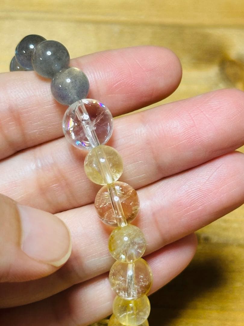 ユニドロブレスレット　イエロー系