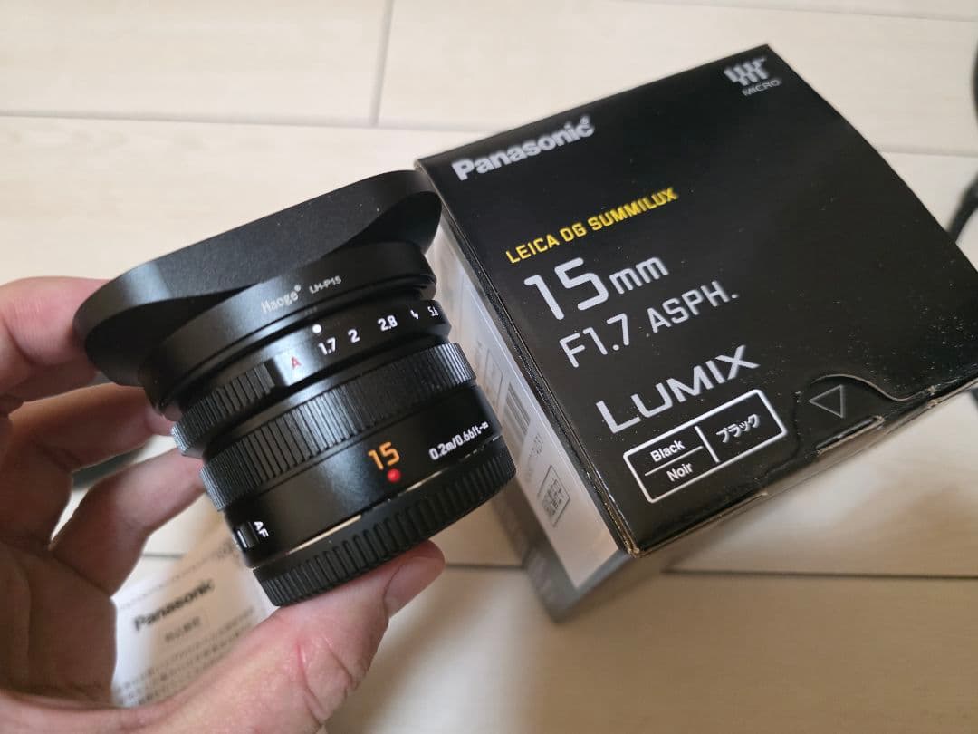 レンズ(単焦点) Panasonic LEICA 15mm F1.7+ Haoge LH P15