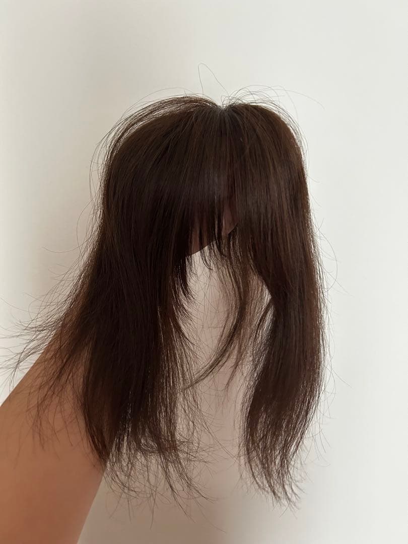 百合子ウィッグ スズメ 前髪あり アッシュ系ブラウン