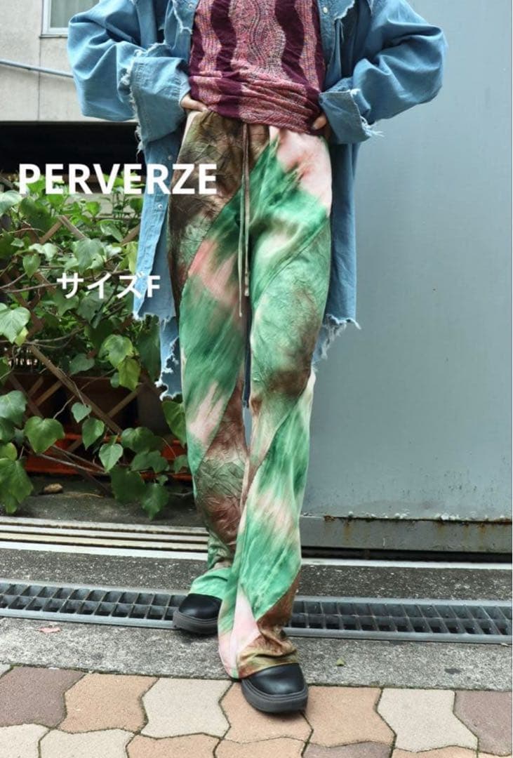 PERVERZE パーバーズ/Combination Bias Pants