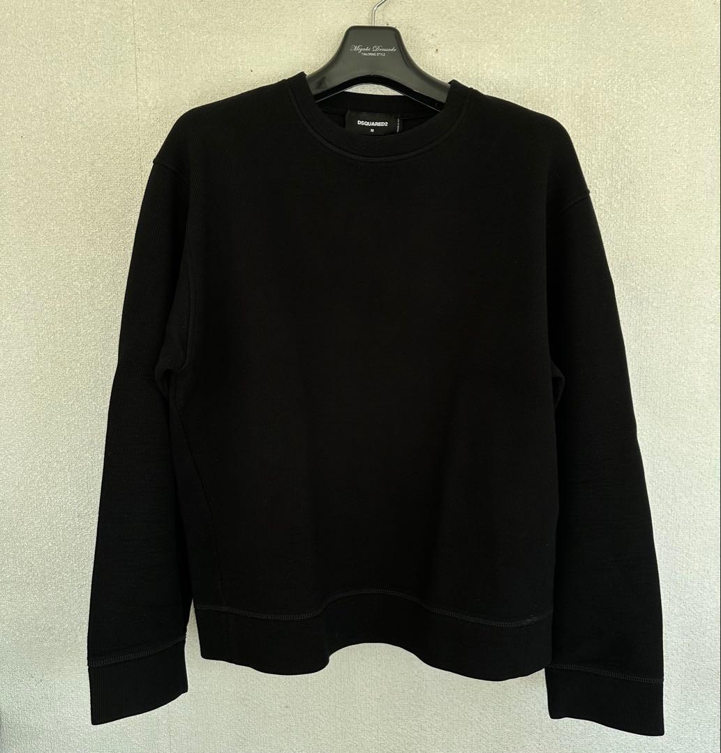 D2 BLACK ON BLACK ボンディングニットジャージスウェット 黒 M