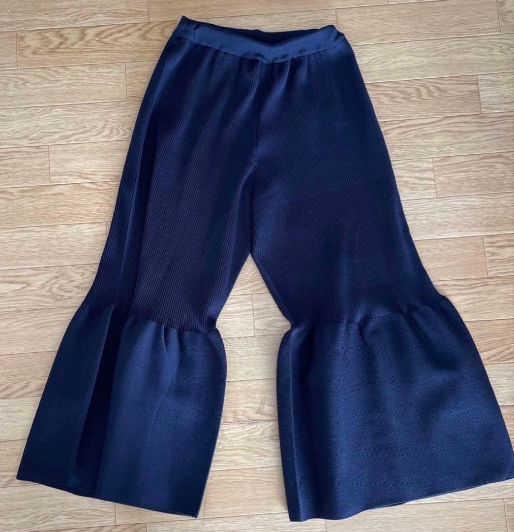 CFCL PORTRAIT PANTS 1ポートレートパンツ NAVY