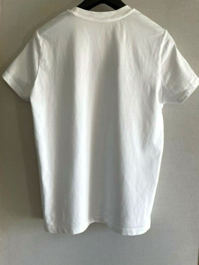 j*j様 モンクレール　ブラック刺繍ロゴTシャツ　Ｍ　 極美品