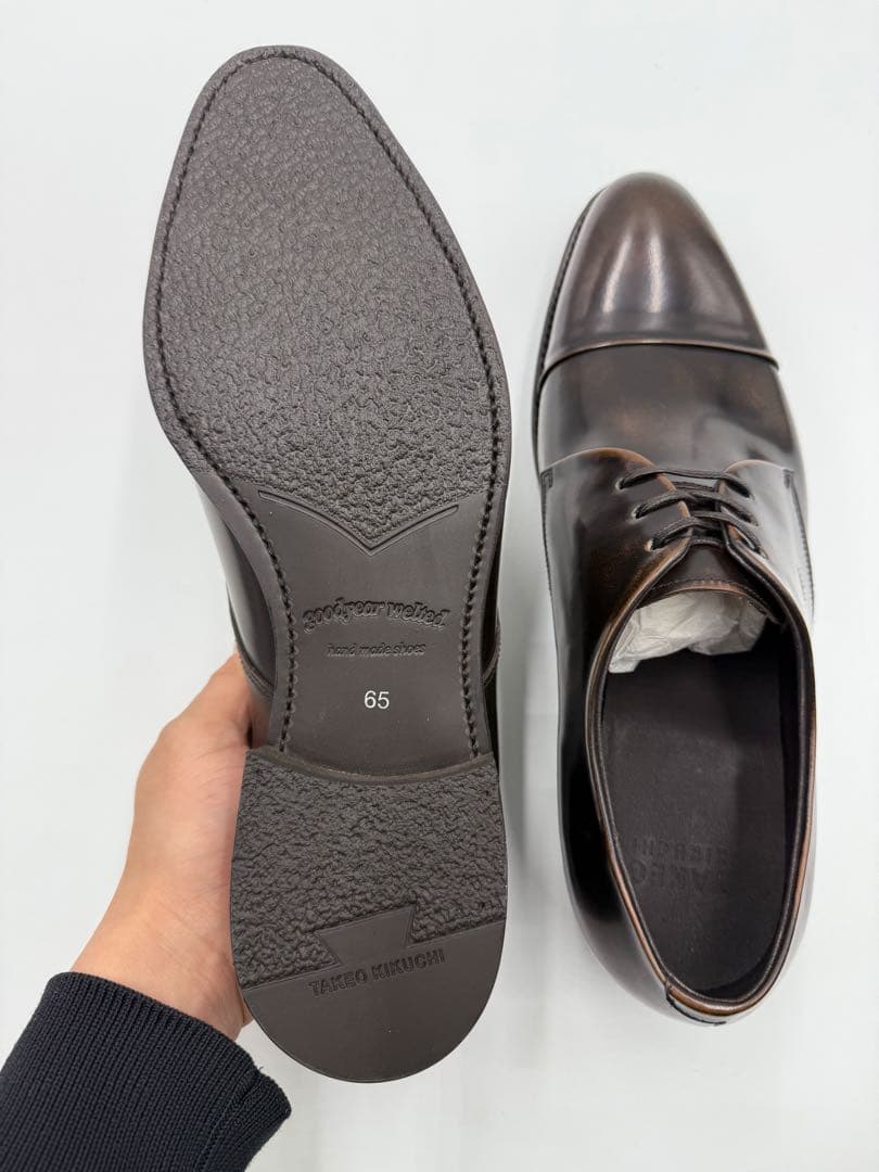 TAKEO KIKUCHI レザードレスシューズ