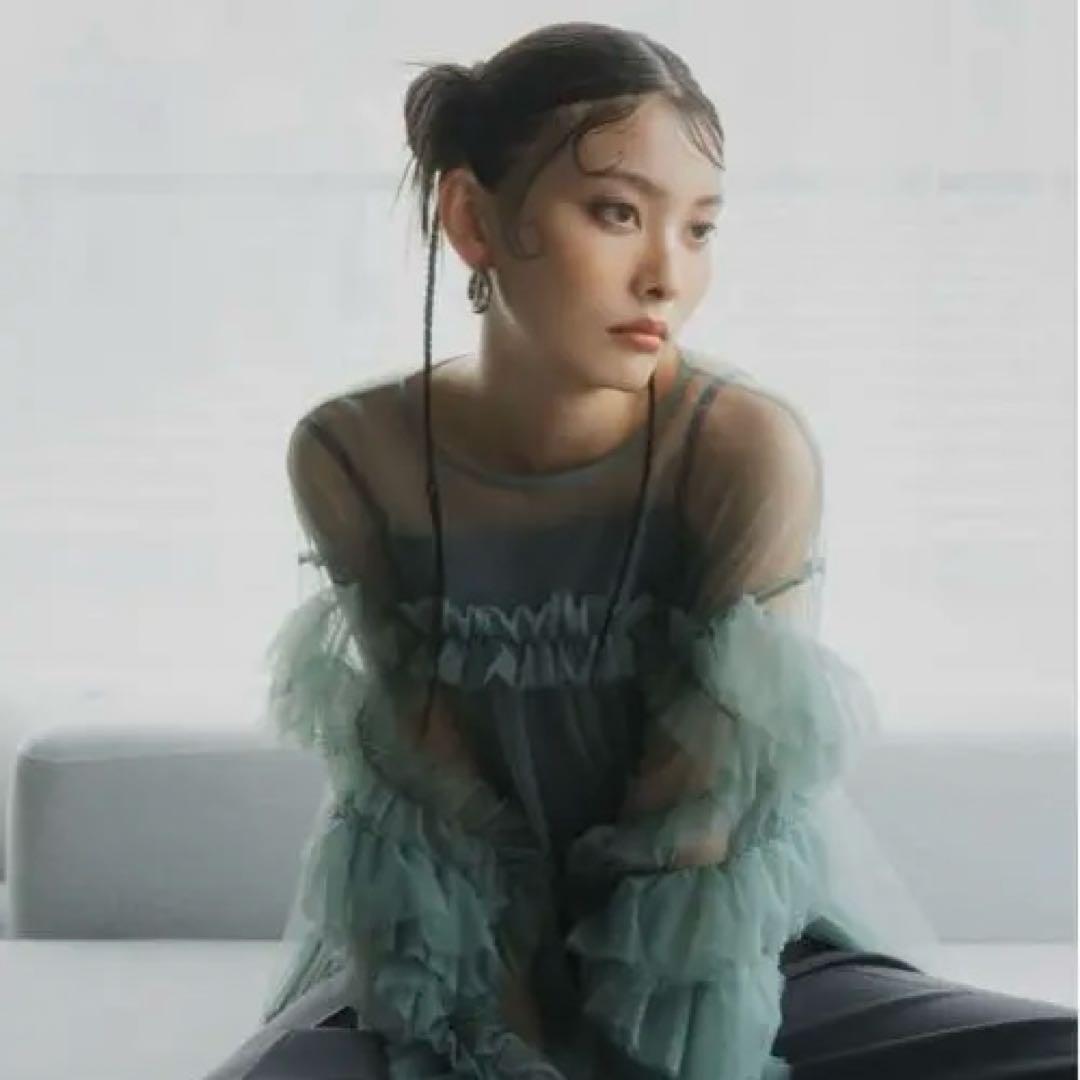 andresd デコラティブチュールトップス　グリーン