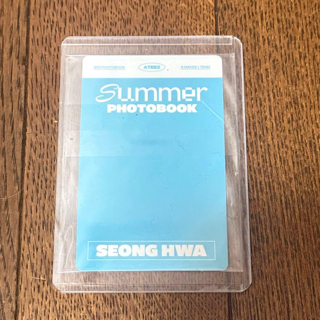 ATEEZ ソンファ KQ 特典 トレカ　SUMMER PHOTOBOOK