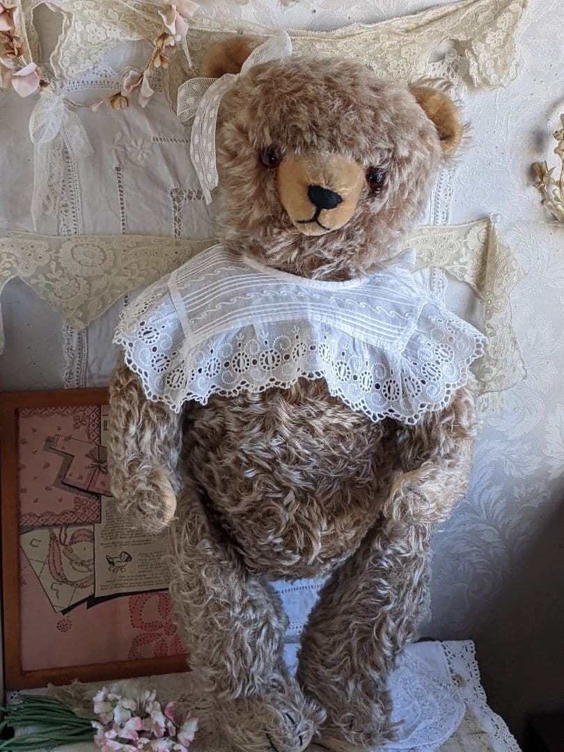 【w】【専用ページ】アンティークベア　アンティークテディベア　大きなハーマン