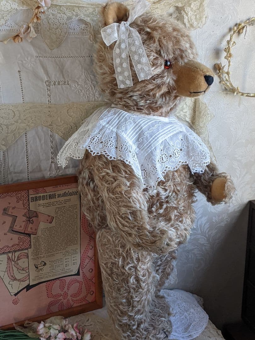 【w】【専用ページ】アンティークベア　アンティークテディベア　大きなハーマン