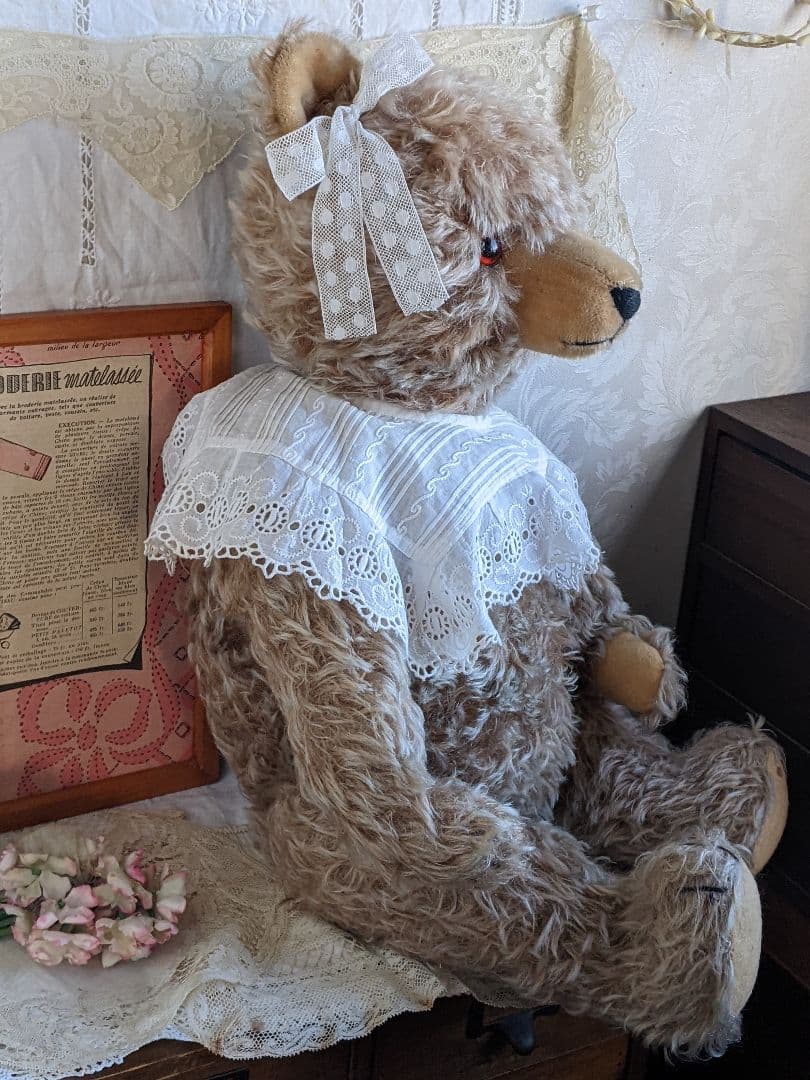 【w】【専用ページ】アンティークベア　アンティークテディベア　大きなハーマン