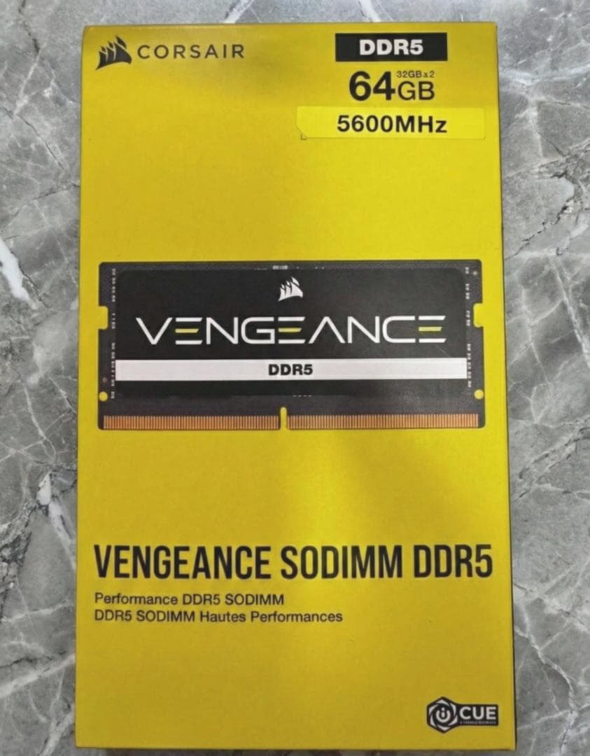 CORSAIR メモリ DDR5 64GB[32GB×2枚] SO-DIMM