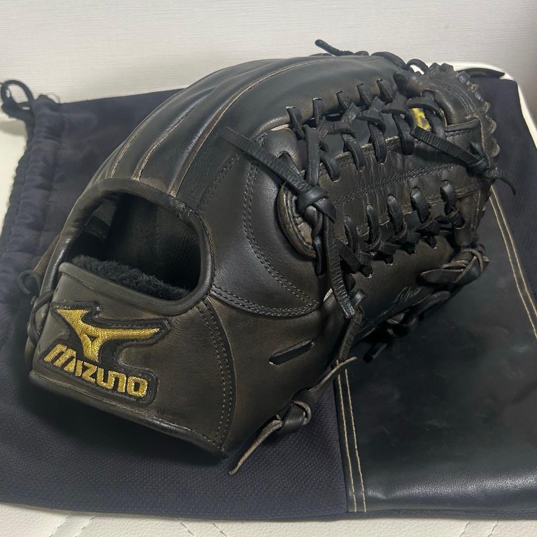 Mizuno Pro ミズノプロ　硬式グローブ　内野手用　ブラック