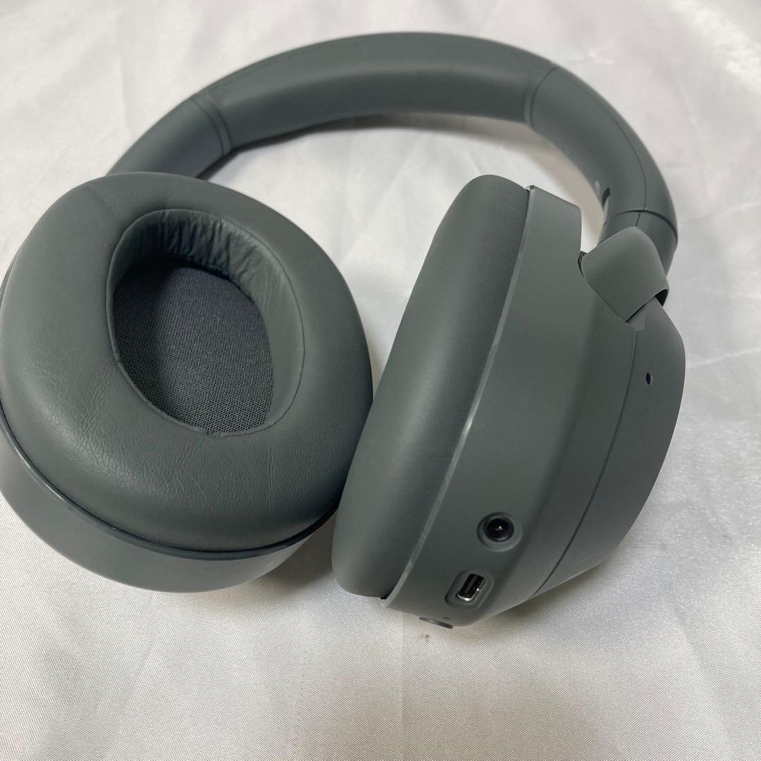 <極美品> Sony ワイヤレスヘッドホン グレー ケース付き ノイキャン