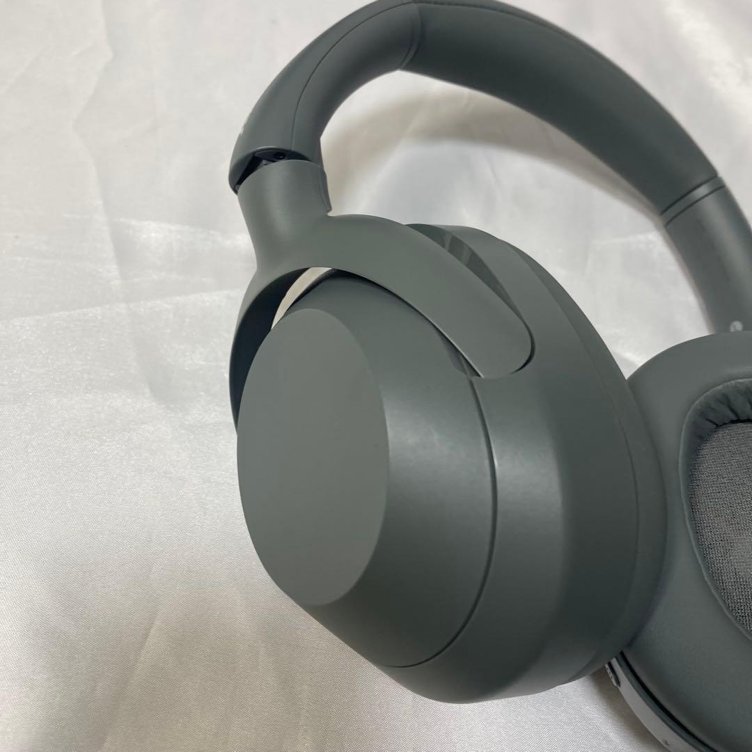 <極美品> Sony ワイヤレスヘッドホン グレー ケース付き ノイキャン
