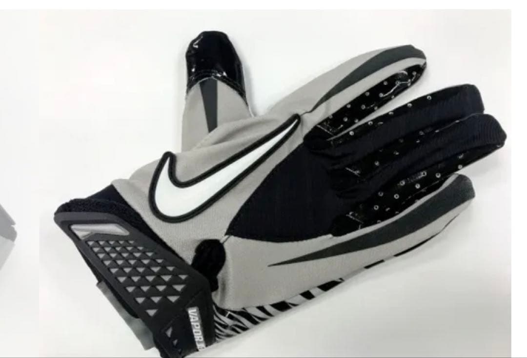 Nike Vapor Jet グローブ グレー/ブラック　Ｍ