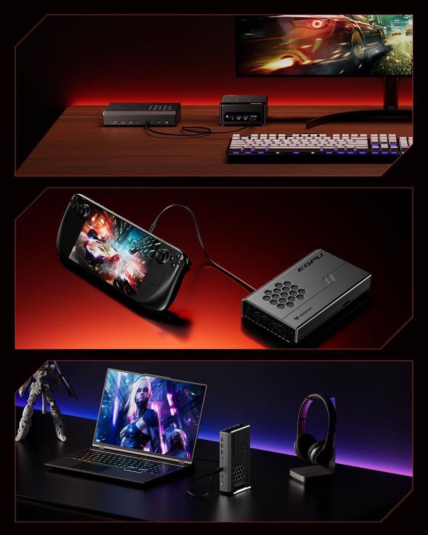 外付けグラボ eGPU AMD Radeon RX 7600M搭載