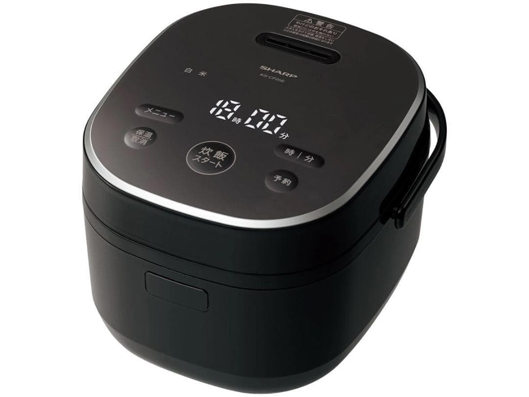 値下げ不可 新品 SHARP ジャー炊飯器 KS-CF05E-B ブラック 3合