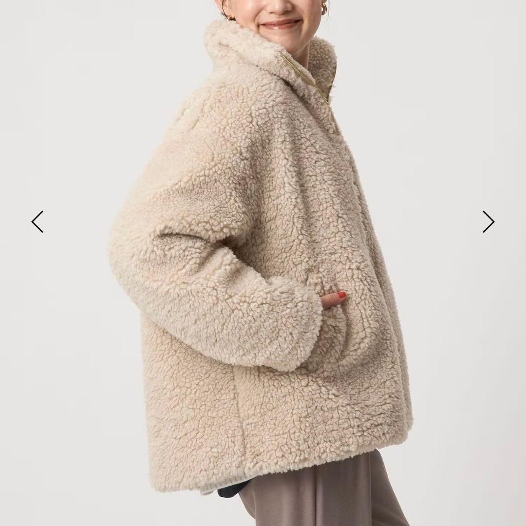 や*ま様 green label relaxing⭐︎ボアスタンドカラーブルゾン