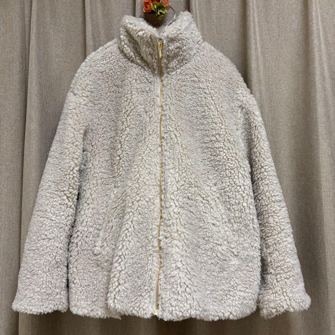 や*ま様 green label relaxing⭐︎ボアスタンドカラーブルゾン