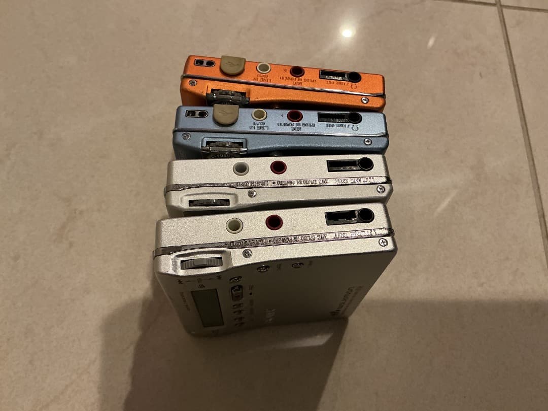 SONY ポータブルMDプレーヤー 4台セット