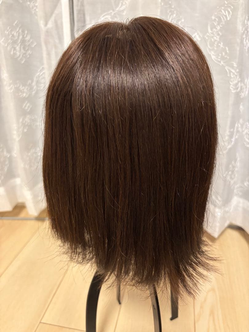 ✴︎百合子ウィッグ　スキンレースタイプ　ナチュラルブラウン レミー人毛100%