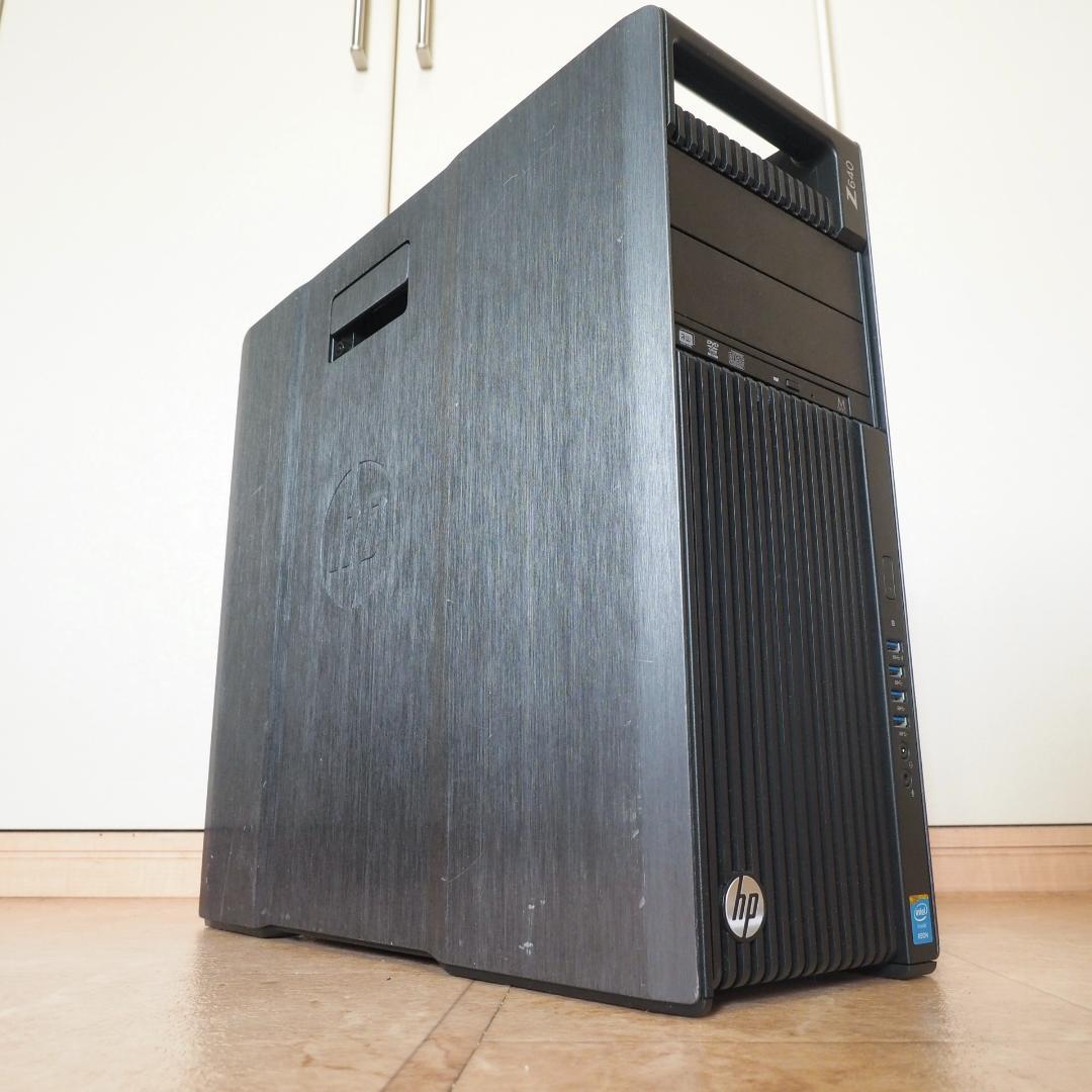 HP Z640 デュアルCPU/メモリ/HDD/GPUなし 電源赤点滅 ジャンク