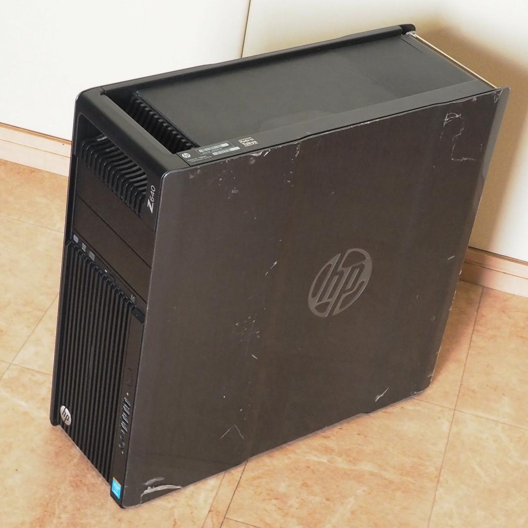 HP Z640 デュアルCPU/メモリ/HDD/GPUなし 電源赤点滅 ジャンク