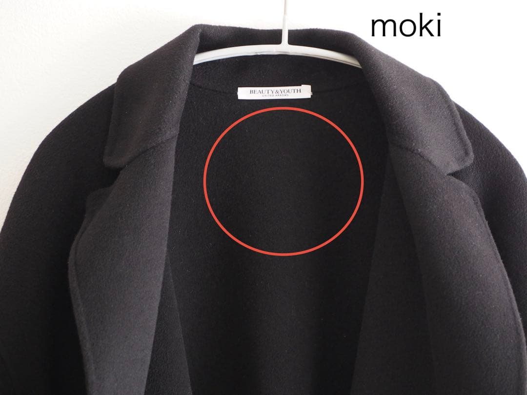 BEAUTY&YOUTH リバー テーラード ミドルコート ブラック M