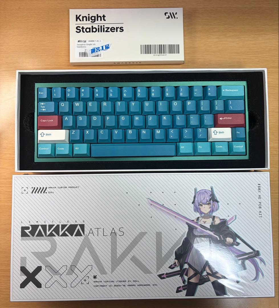 キーボード RAKKA 60 Atlas 6.25U space