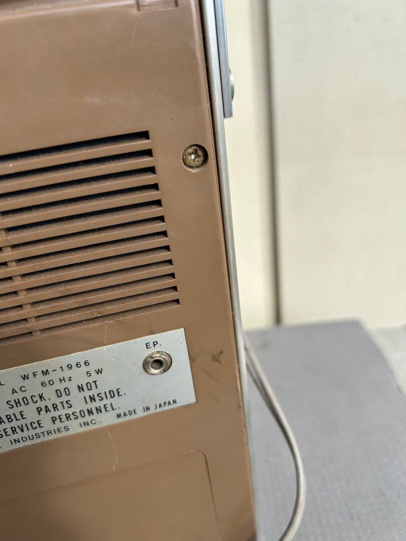 WEBCOR ラジオ　AM/FM アンティーク中古品