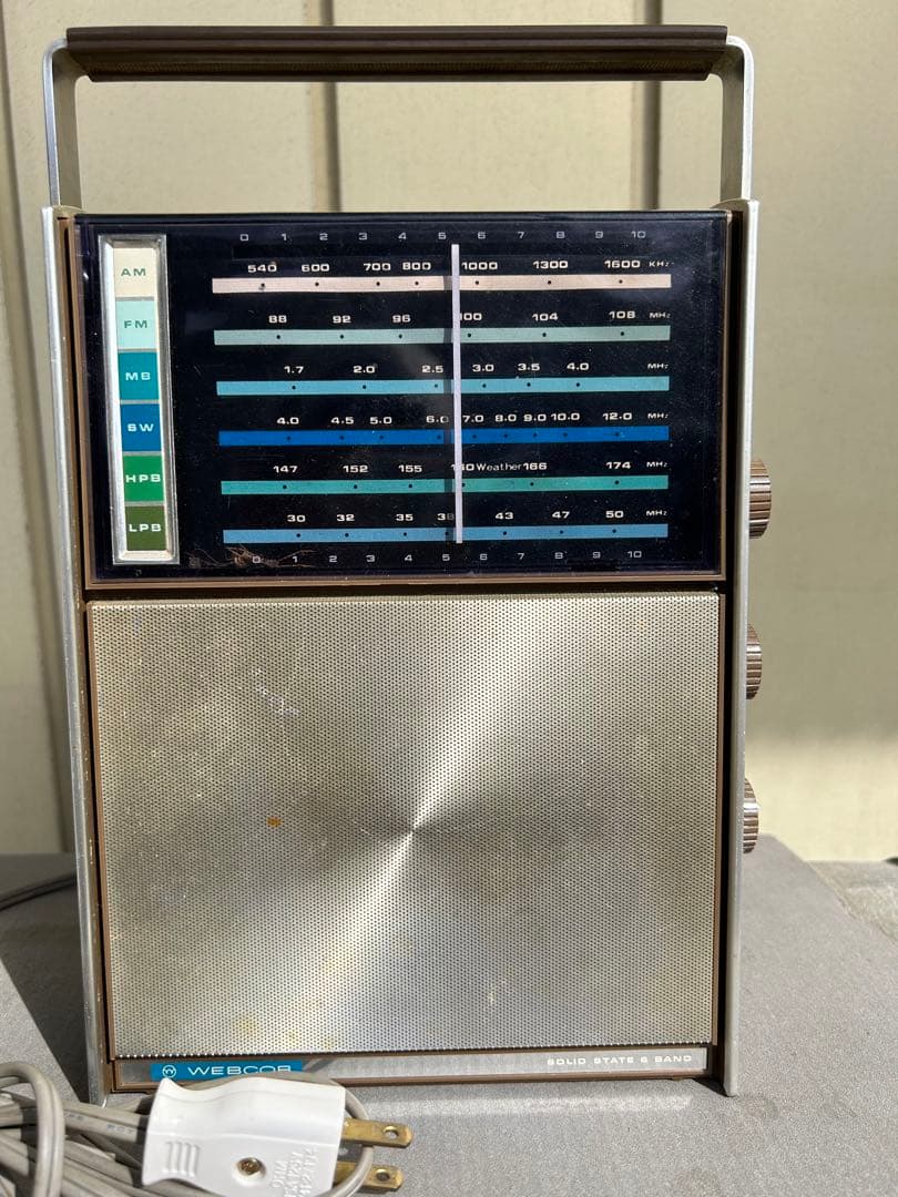 WEBCOR ラジオ　AM/FM アンティーク中古品