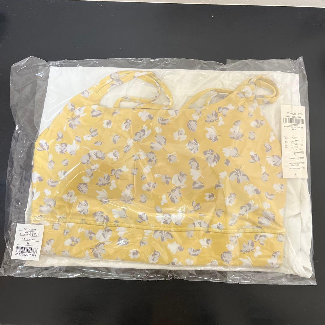 Mサイズ【新品未開封♡】SUKALA フラワープリントセパレートタンクトップ