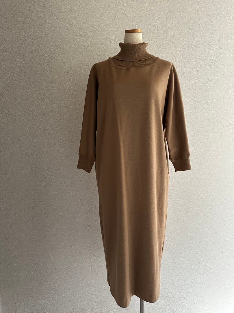 【訳あり品】 MaxMara ハイネックウールニットワンピース