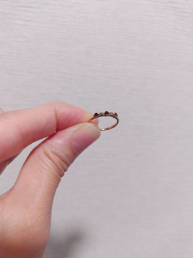 アメジスト ピンキーリング