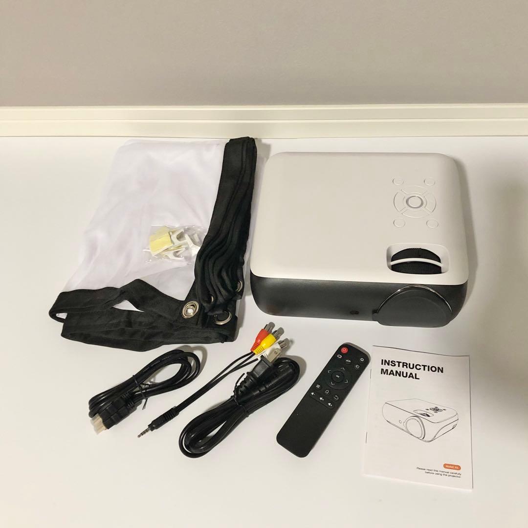 HAPPRUN 家庭用 プロジェクター 1080P 4K対応