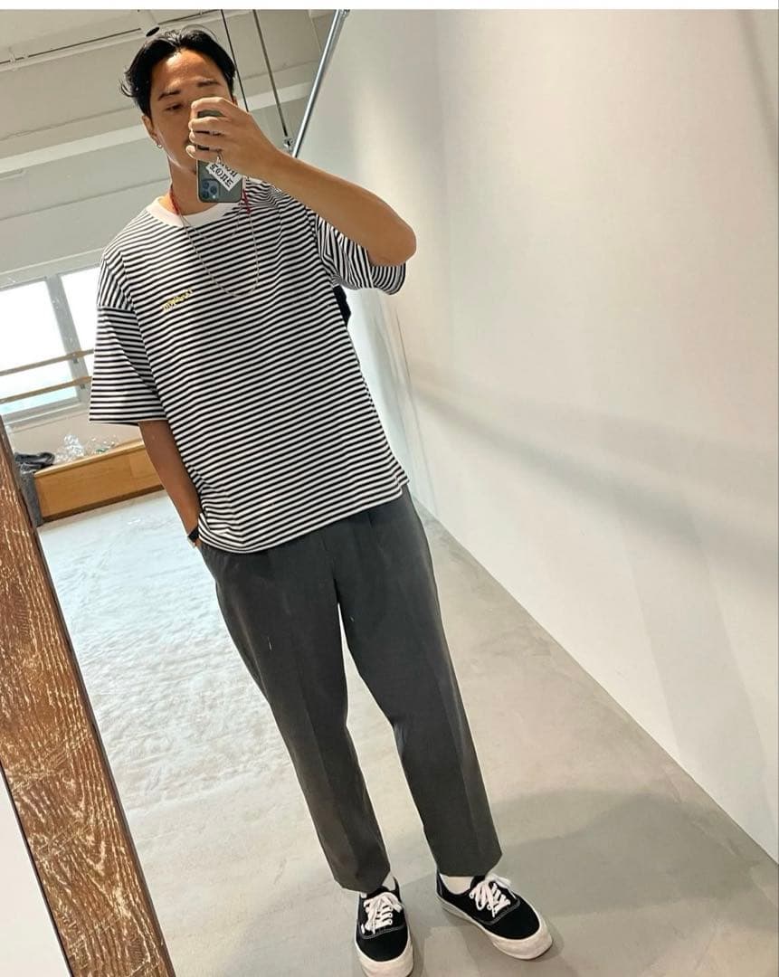 19so 24/7スラックス　グレー　サイズL ロンハーマン　サタデーズサーフ