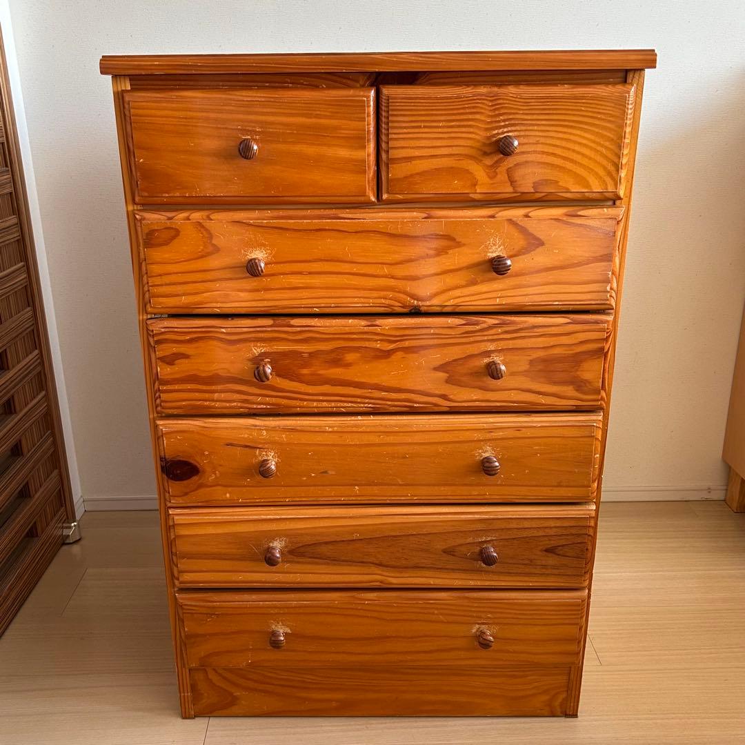 【送料込み】チェスト 天然無垢材（日本製）