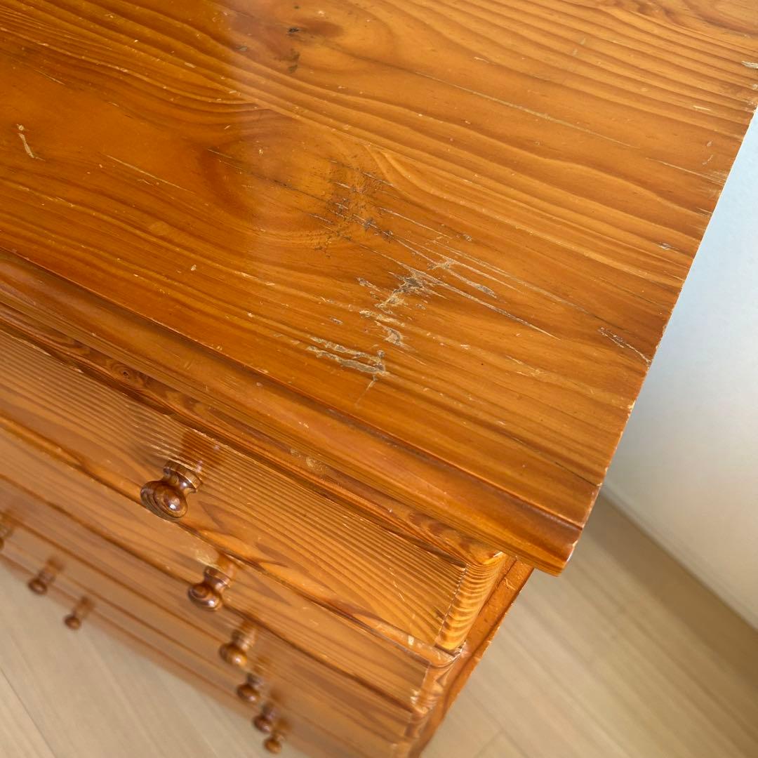 【送料込み】チェスト 天然無垢材（日本製）