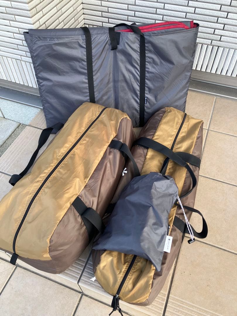 スノーピーク エントリーパックTT SET-250RH＋マット＆グランドシート