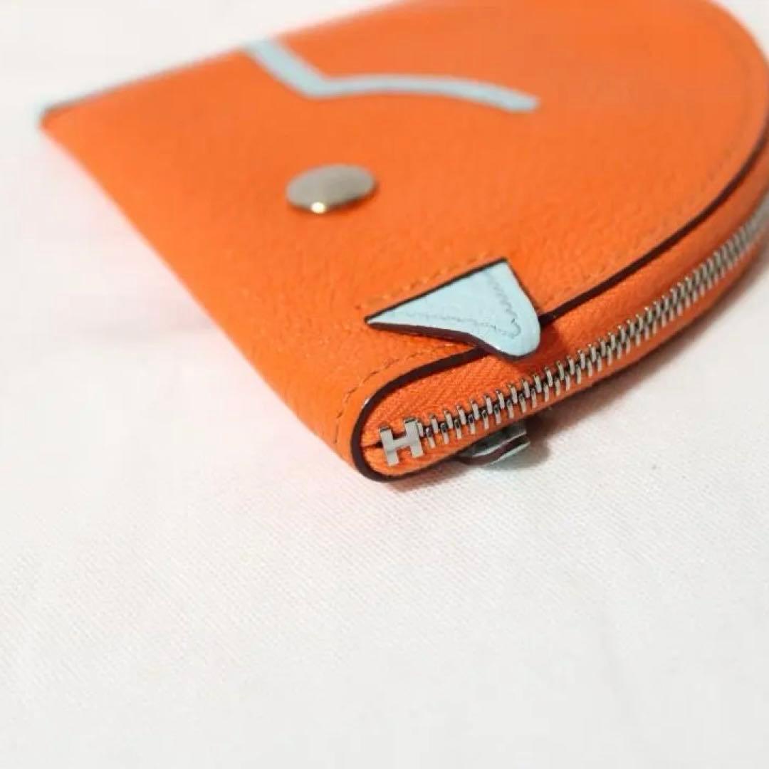 ✨エルメス　パドック シェブルミゾル ケース オレンジ B刻印✨