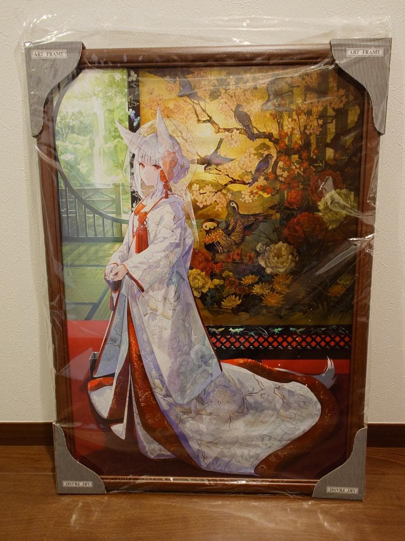 絵師100人展12 複製原画　藤ちょこ先生画　「狐の嫁入り」