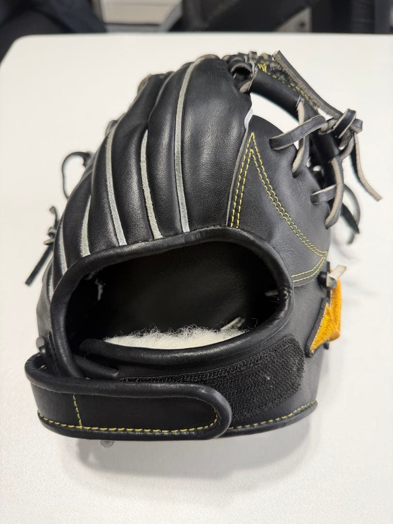 軟式野球グローブ 黒 ミズノプロ　mm型